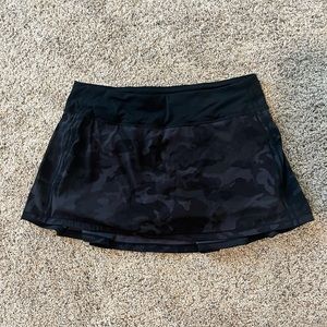 Camo run times tennis skirt